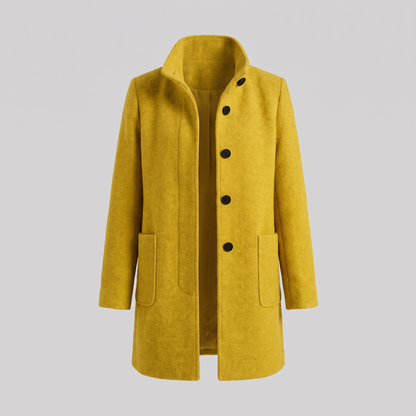 Aria All-Season Comfort Coat - Yellow