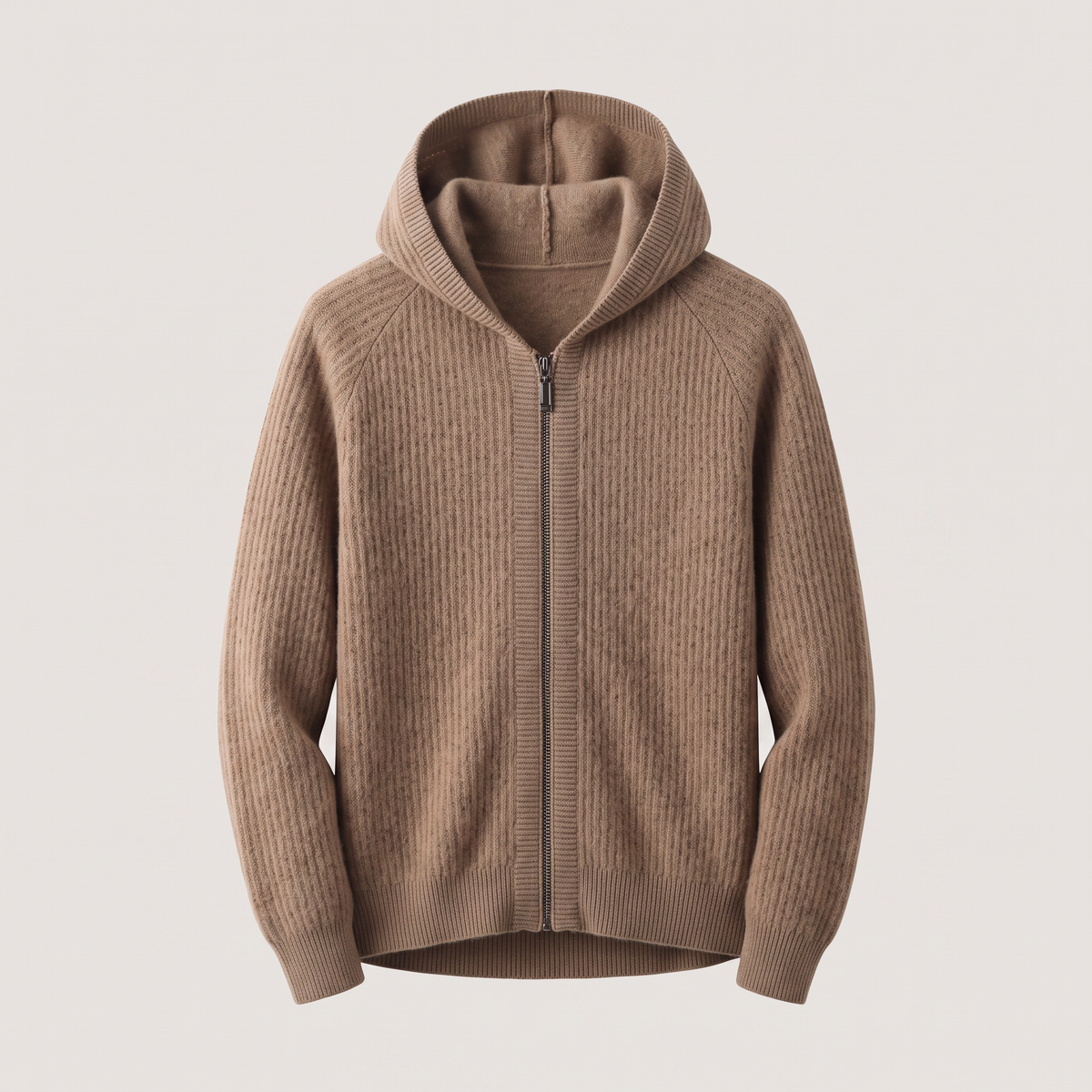 Arven Wool Hoodie - Brown