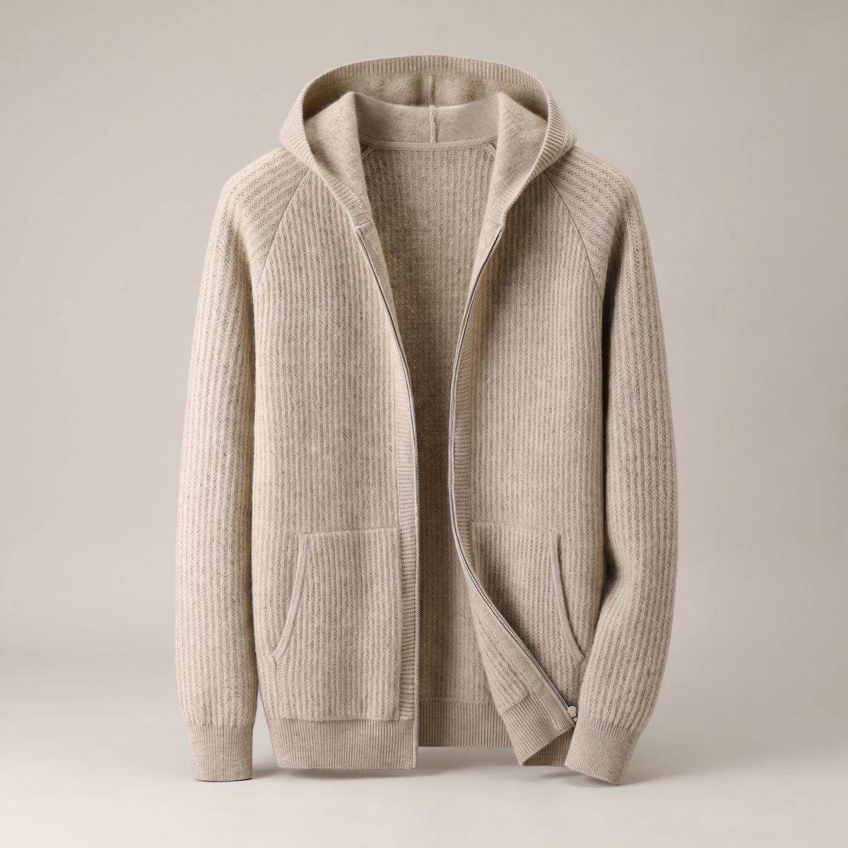 Arven Wool Hoodie - Camel