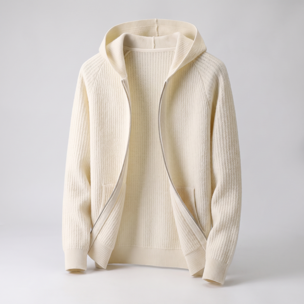 Arven Wool Hoodie - Cream