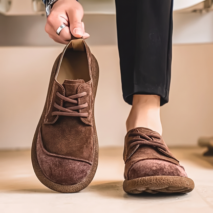 Ashbourne Supportive Walking Shoes - Brown
