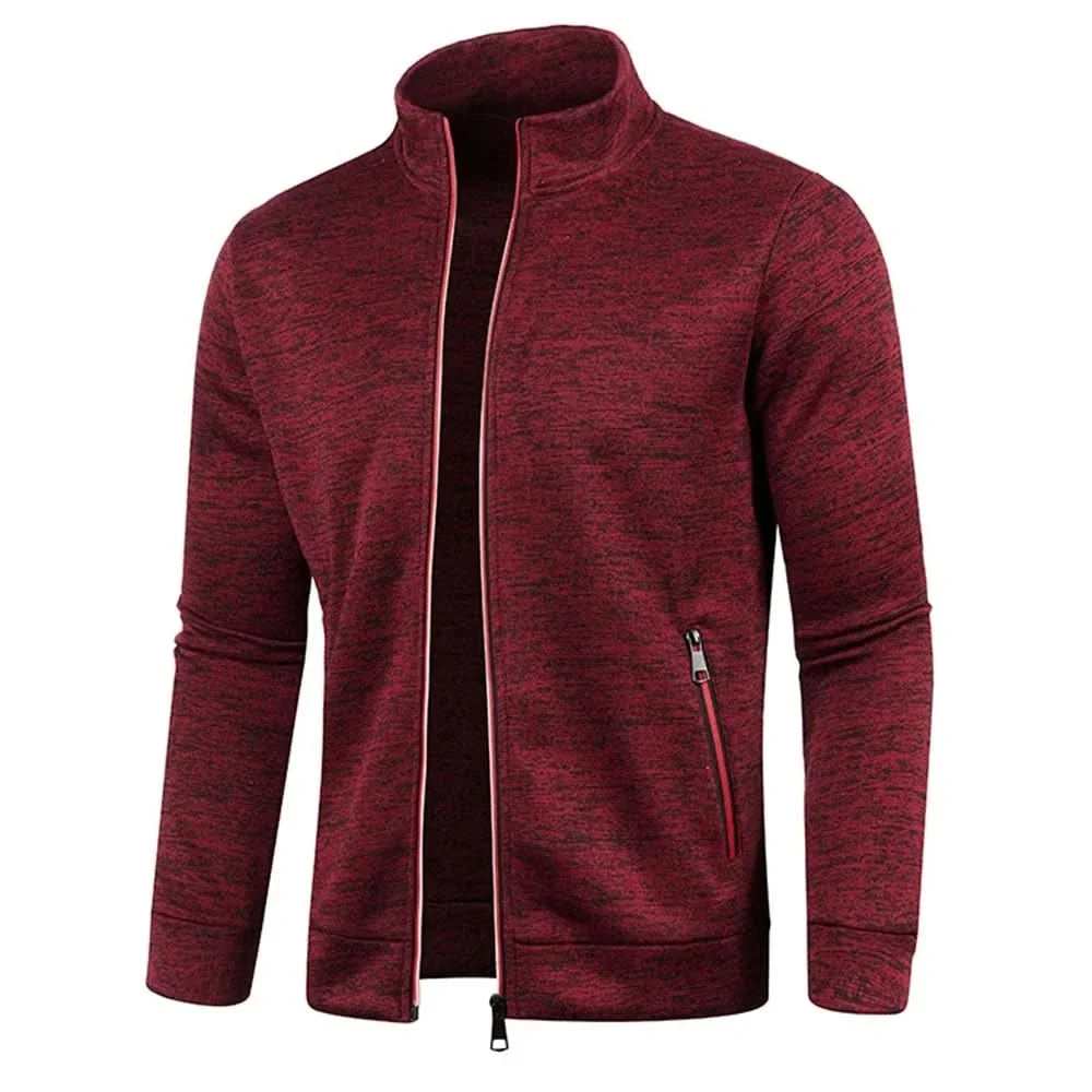 Ashcombe Street Zip Jacket - Wine Red