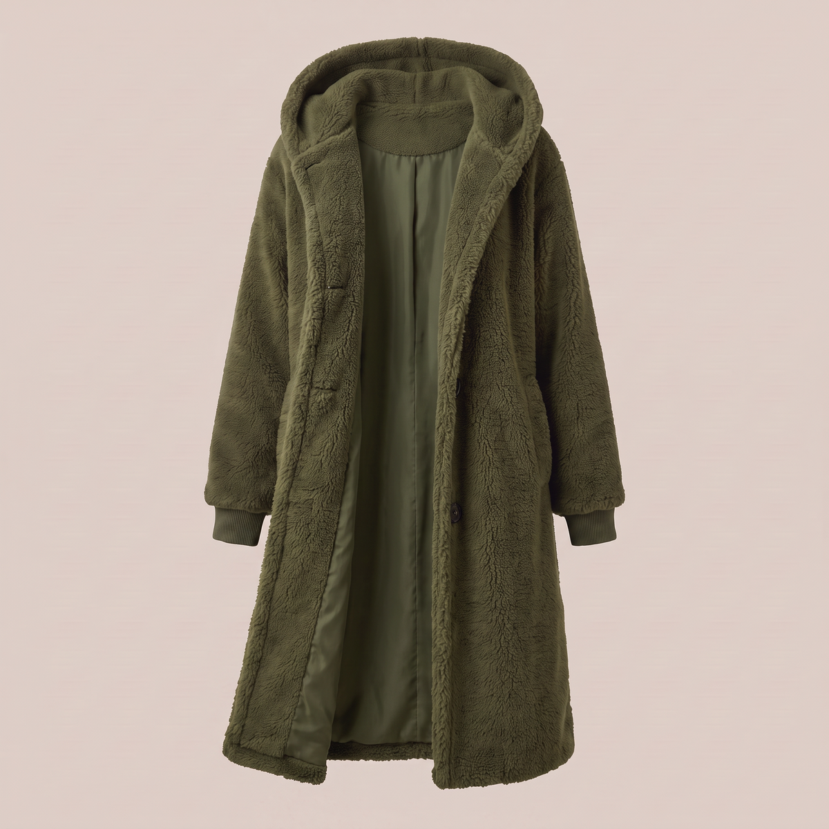 Ashford Teddy Coat - Green