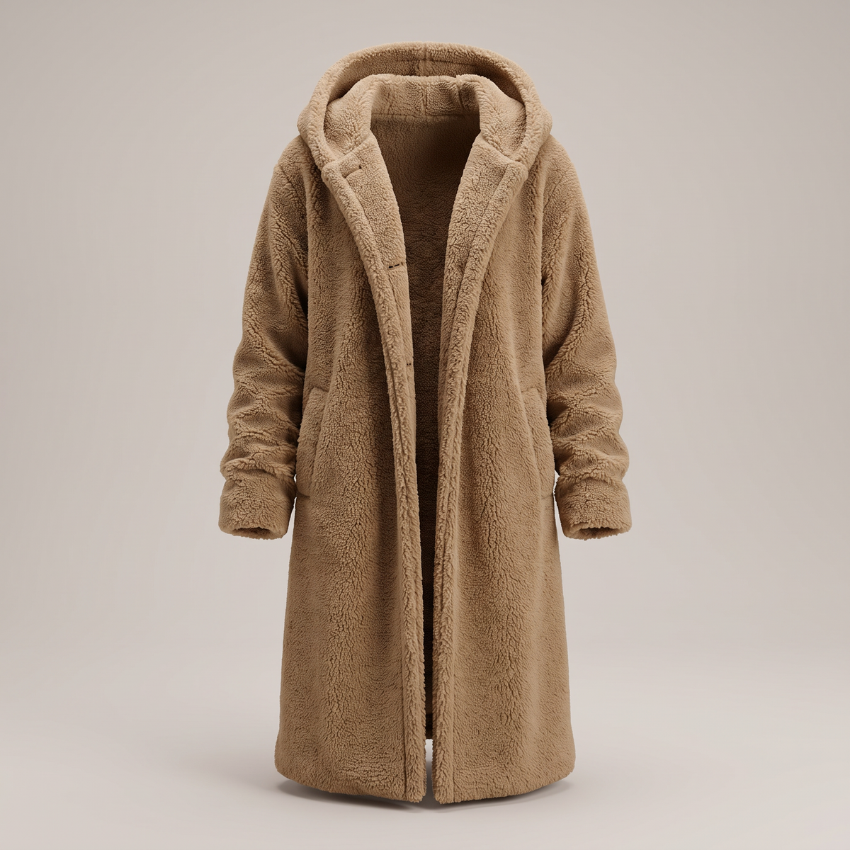 Ashford Teddy Coat - Khaki