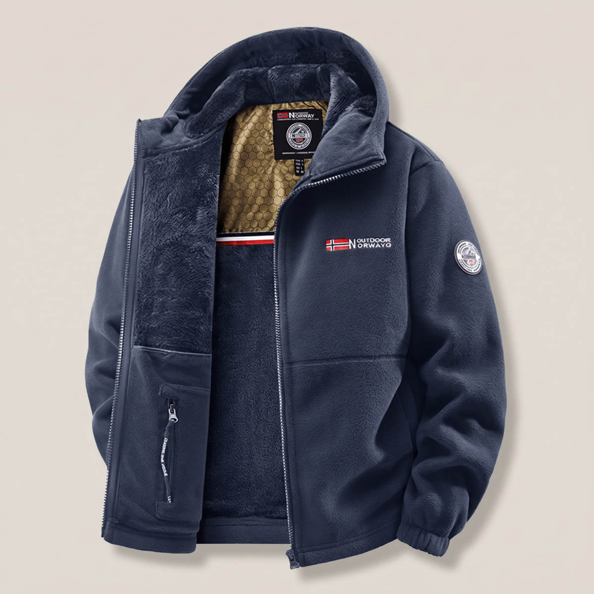 Ashwick Fleece Jacket - Blue