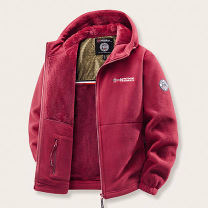 Ashwick Fleece Jacket - Red