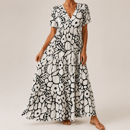 Aurora Long Dress - Black