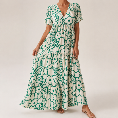 Aurora Long Dress - Green