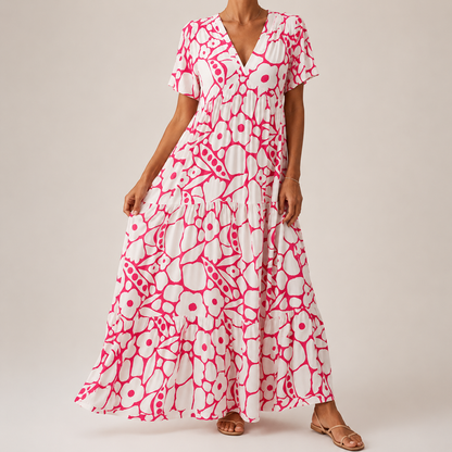 Aurora Long Dress - Pink