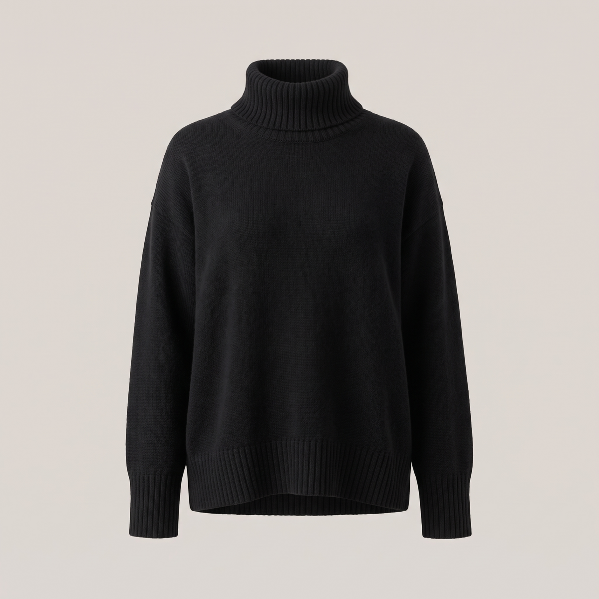 Aurora Turtleneck Sweater - Black