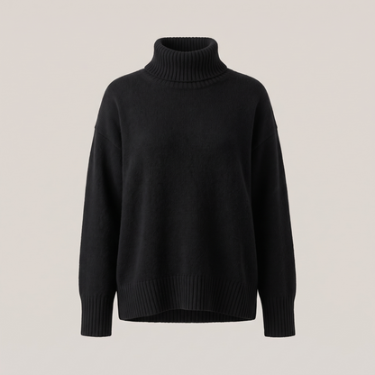 Aurora Turtleneck Sweater - Black
