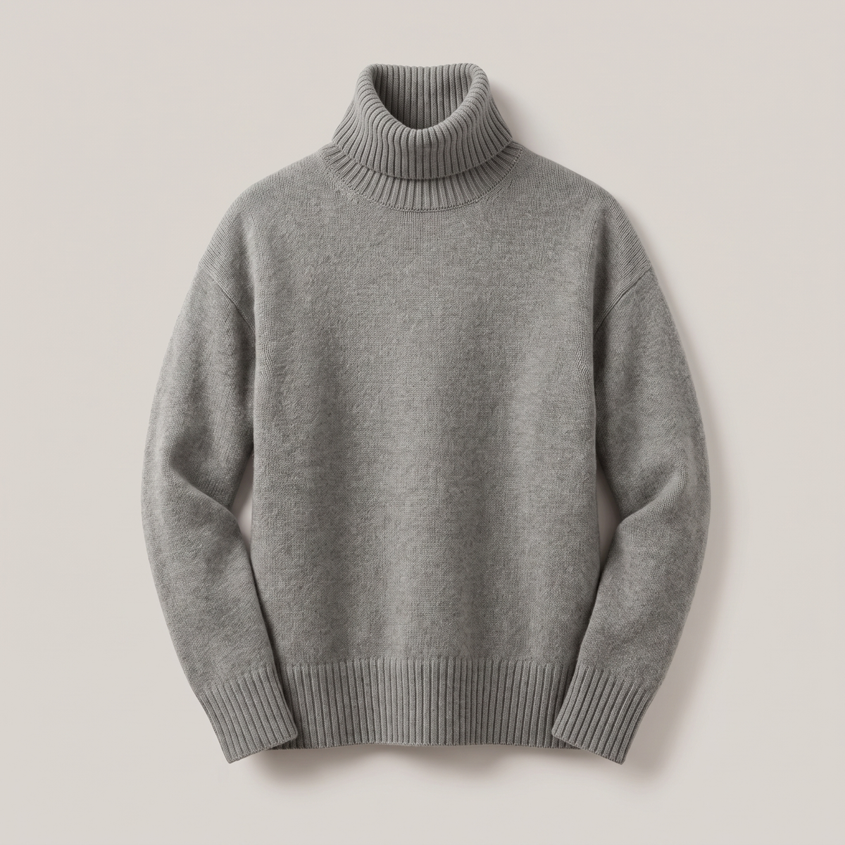 Aurora Turtleneck Sweater - Grey