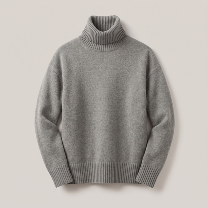 Aurora Turtleneck Sweater - Grey