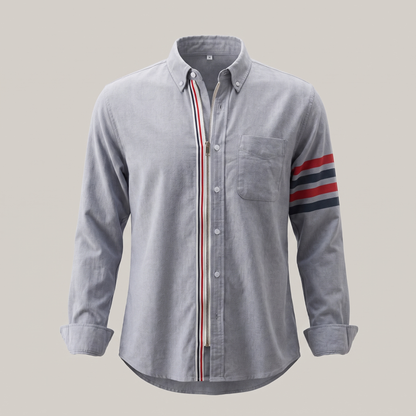Austin Classic Cotton Shirt - Grey