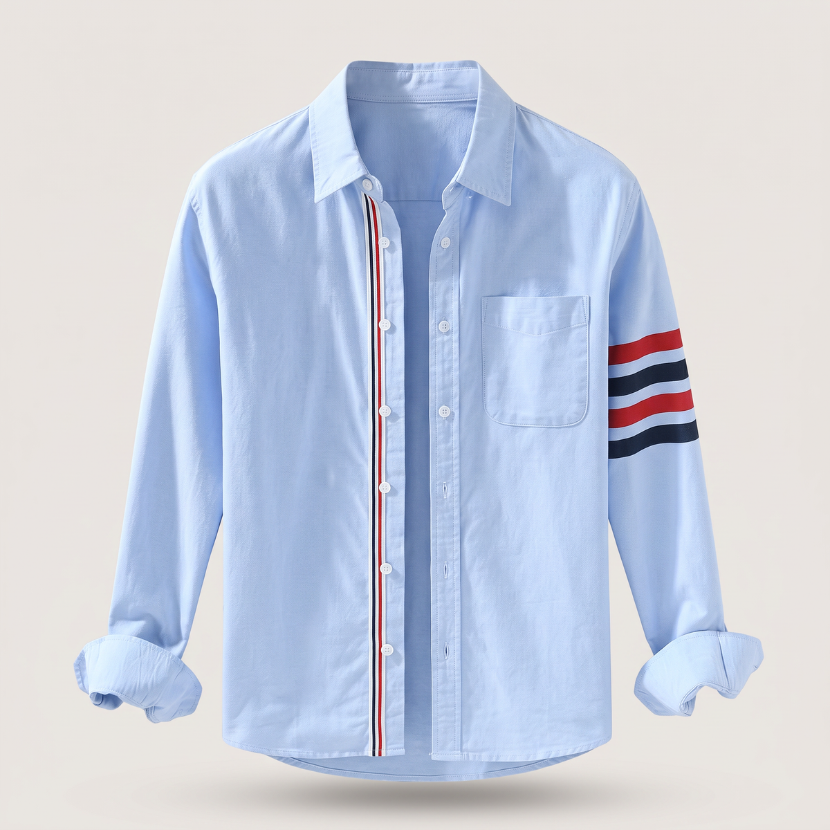 Austin Classic Cotton Shirt - Light Blue
