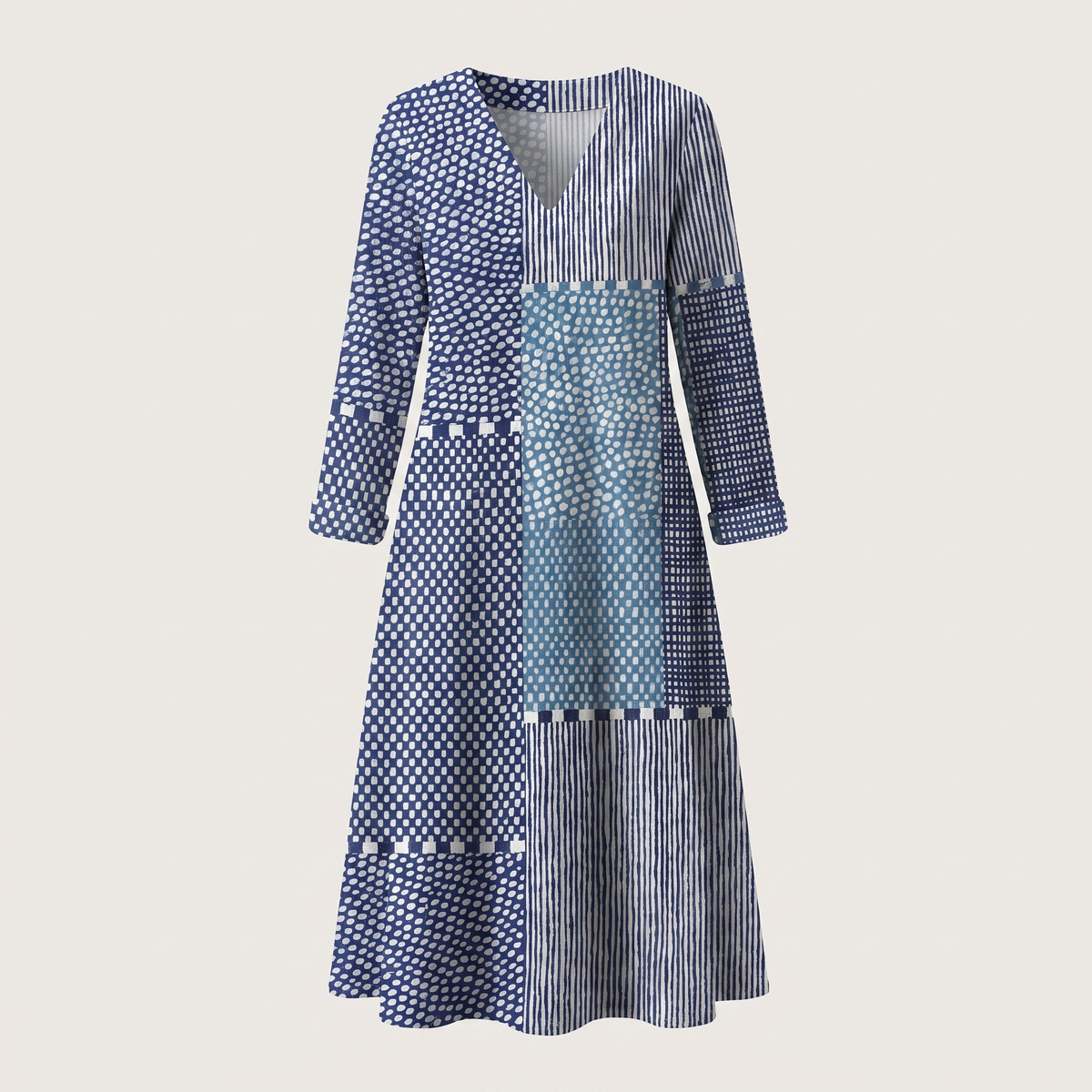 Ava Effortless Comfort Dress - Blue