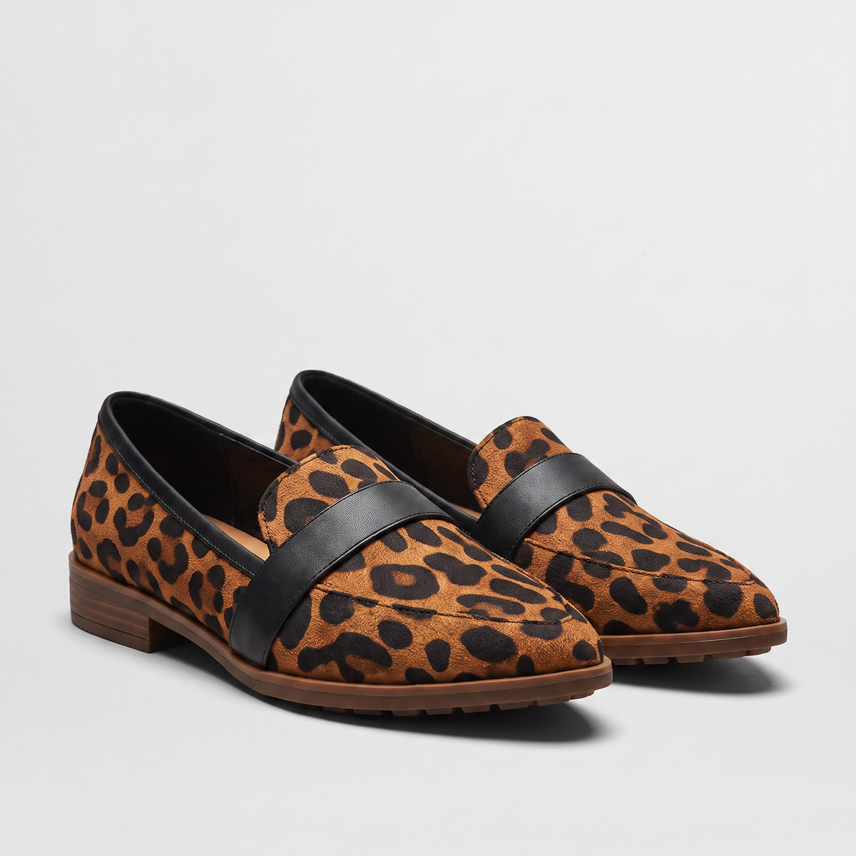 Ava Elegant Ease Shoes - Leopard Print