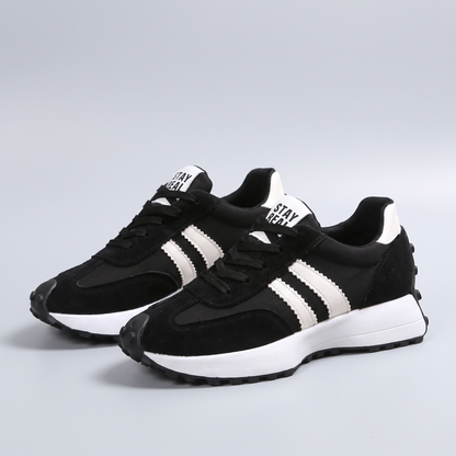 Ava Lightweight Comfort Sneakers - Black