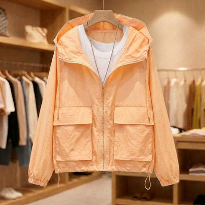 Aveline Coastal Windbreaker - Orange
