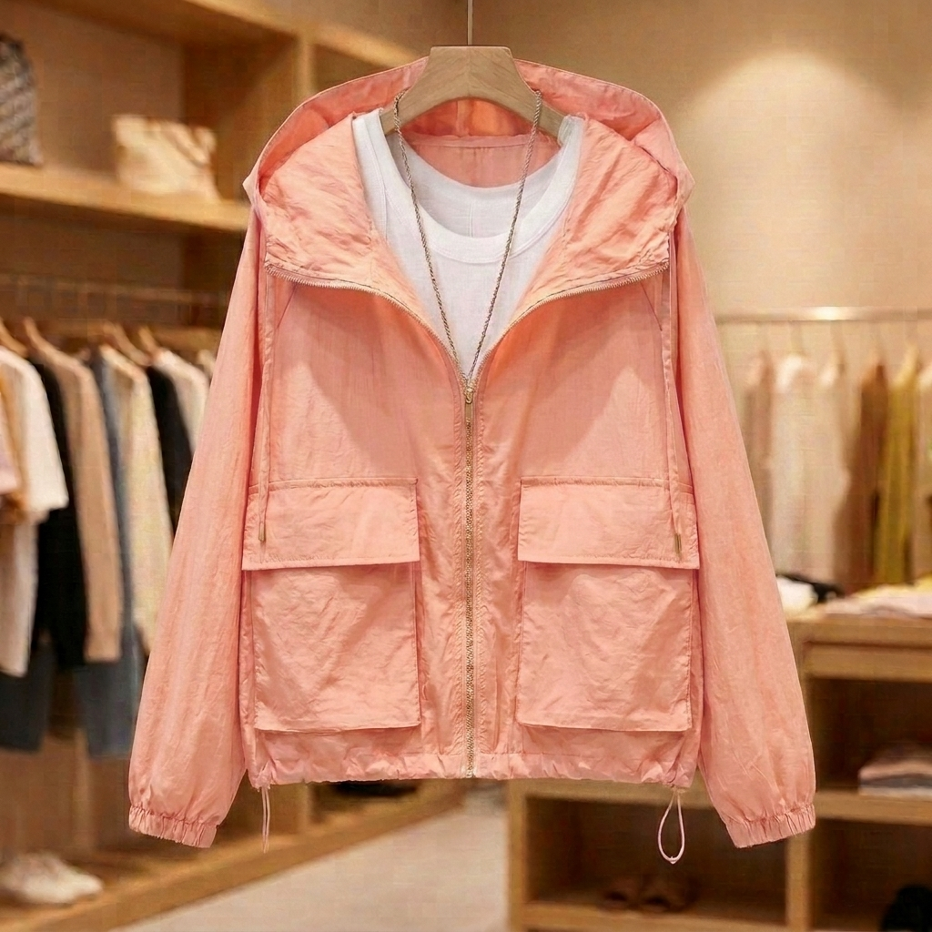 Aveline Coastal Windbreaker - Pink