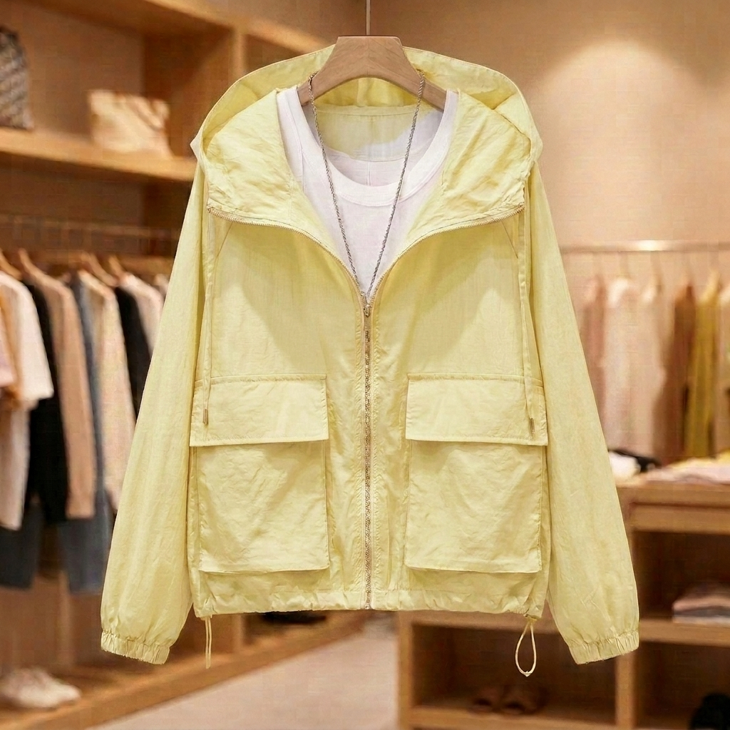 Aveline Coastal Windbreaker - Yellow