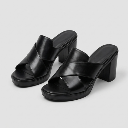 Aveline Elegant Comfort Sandals - Black