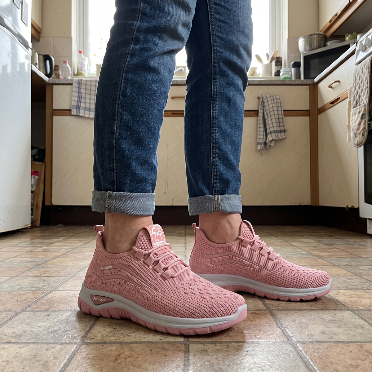 Aveline Mesh Walking Trainers