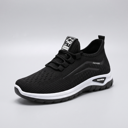 Aveline Mesh Walking Trainers - Black