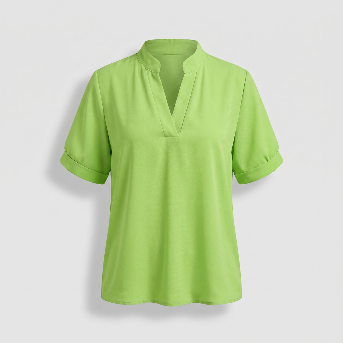Beatrice V-Neck Blouse - Green