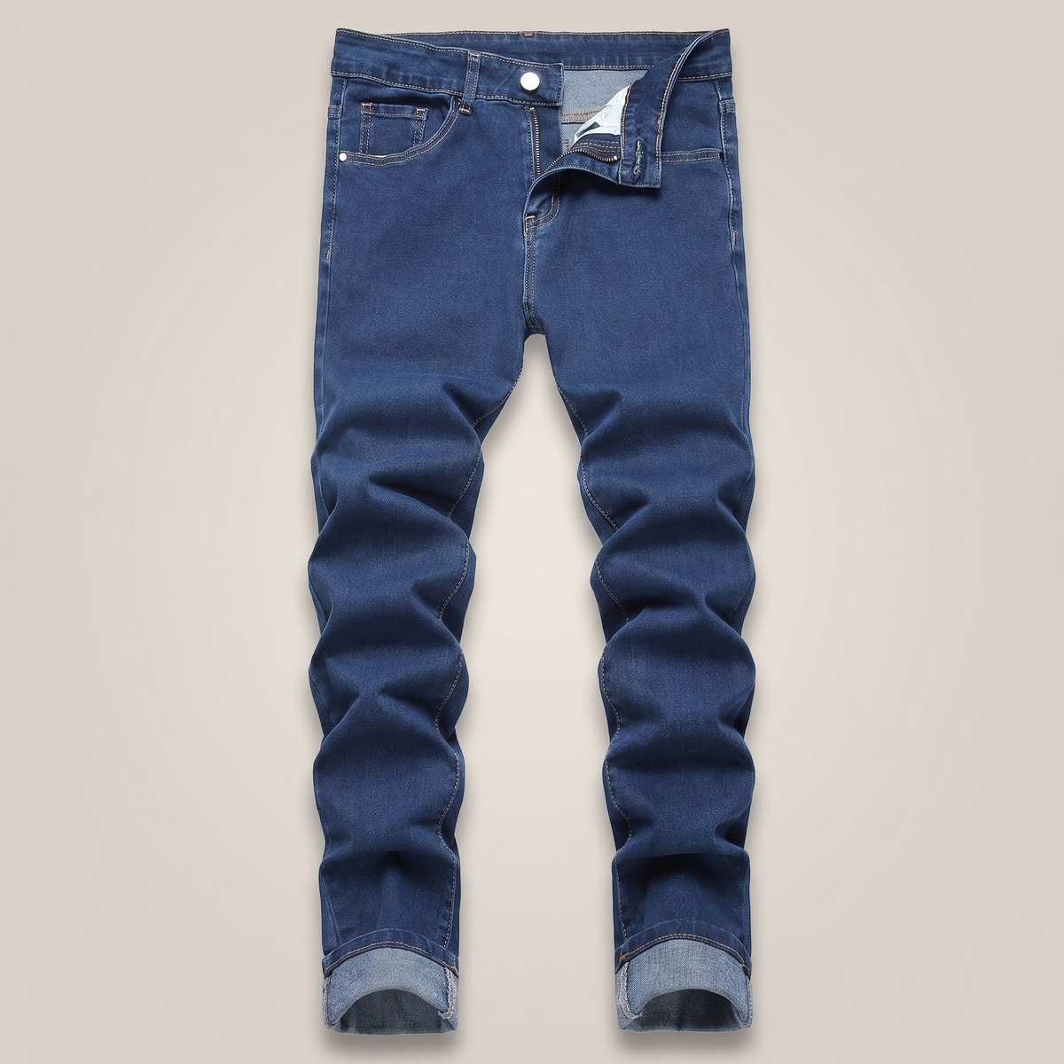 Beckett Flex Distressed Jeans - Medium Blue