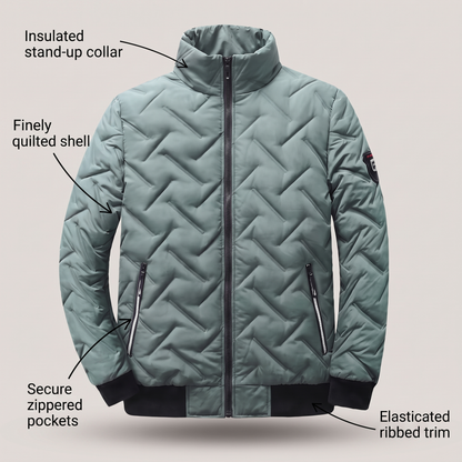 Bellingham Quilted Bomber Jacket