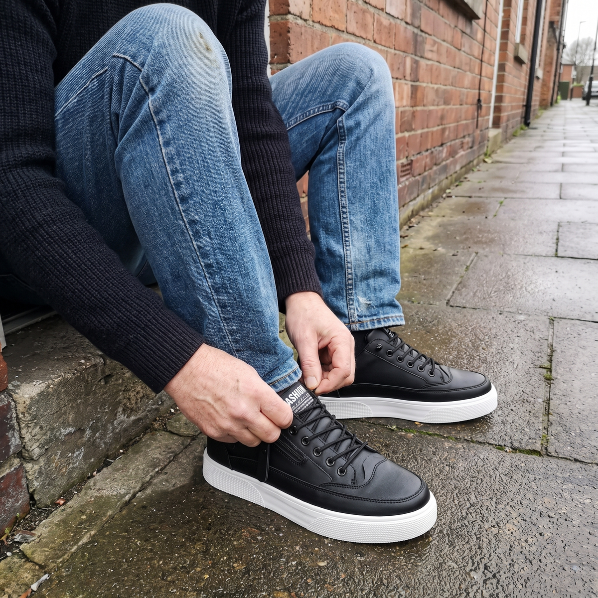 Bellington Side-Zip Comfort Trainers