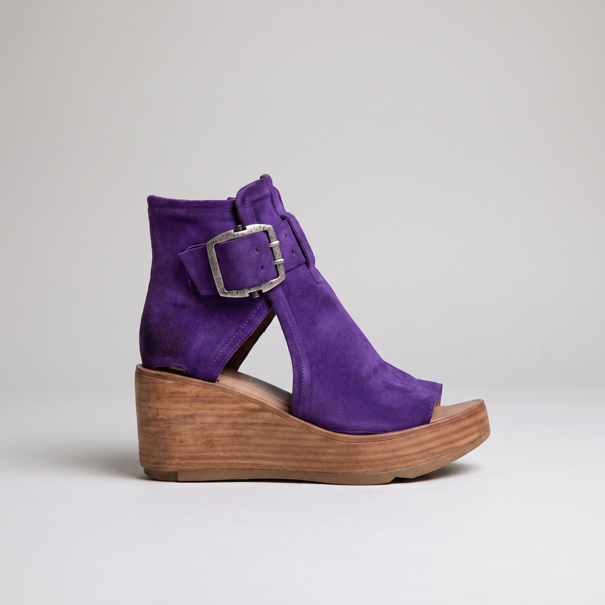 Bellwick Summer Wedge Boots - Violet