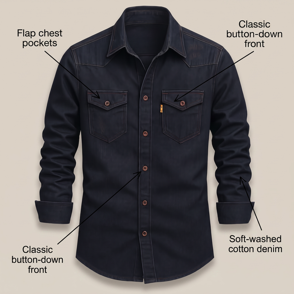 Ben Smith Colorado Denim Shirt