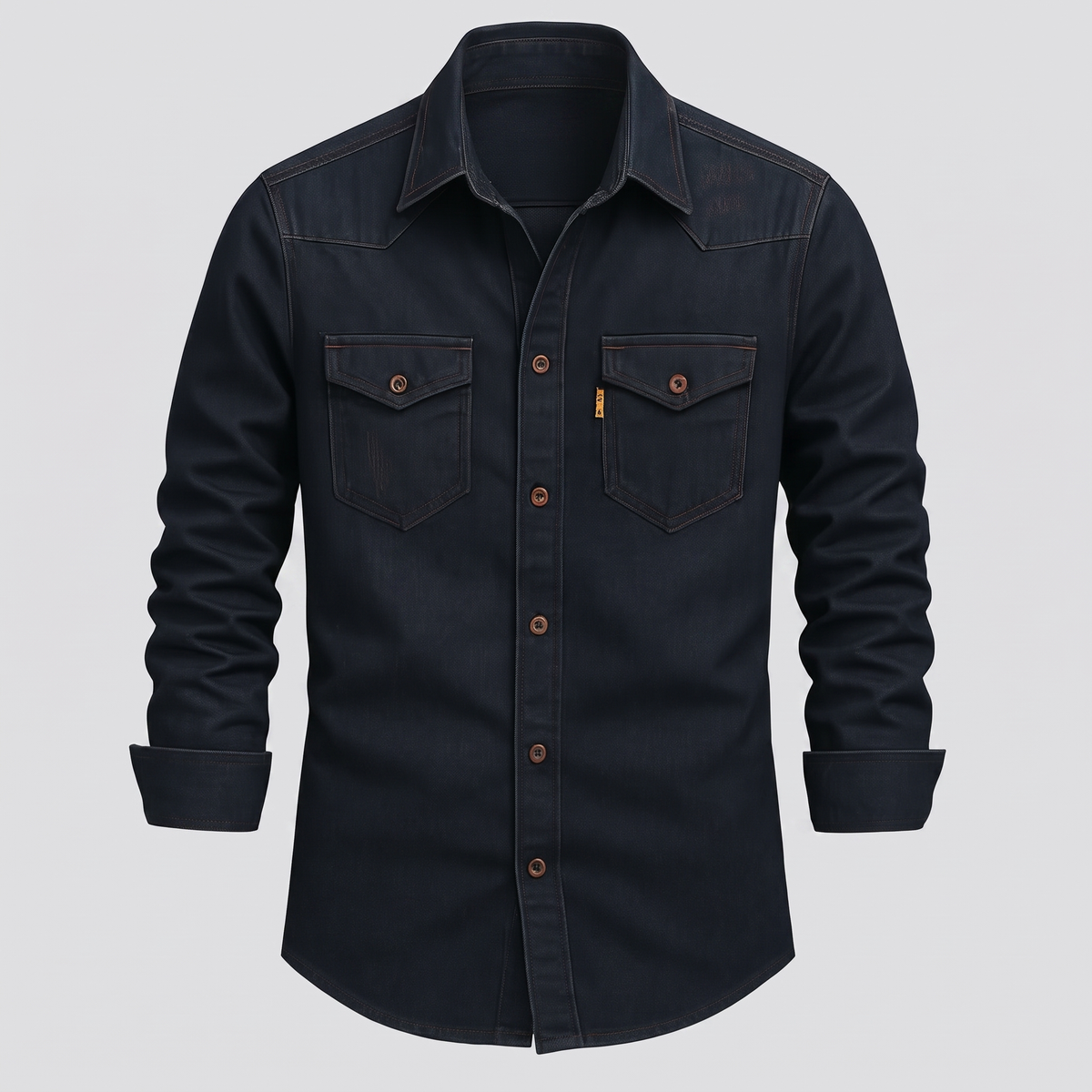 Ben Smith Colorado Denim Shirt - Dark Blue