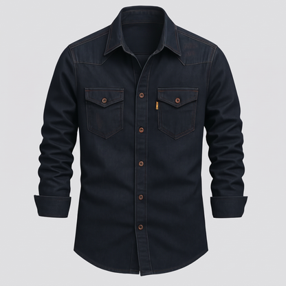 Ben Smith Colorado Denim Shirt - Dark Blue