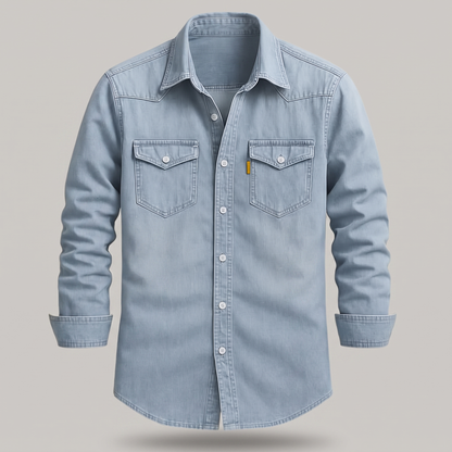 Ben Smith Colorado Denim Shirt - Light Blue