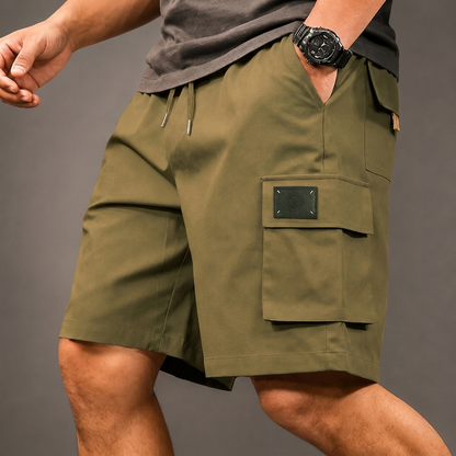 Bexworth Multi-Pocket Cargo Shorts - Army Green