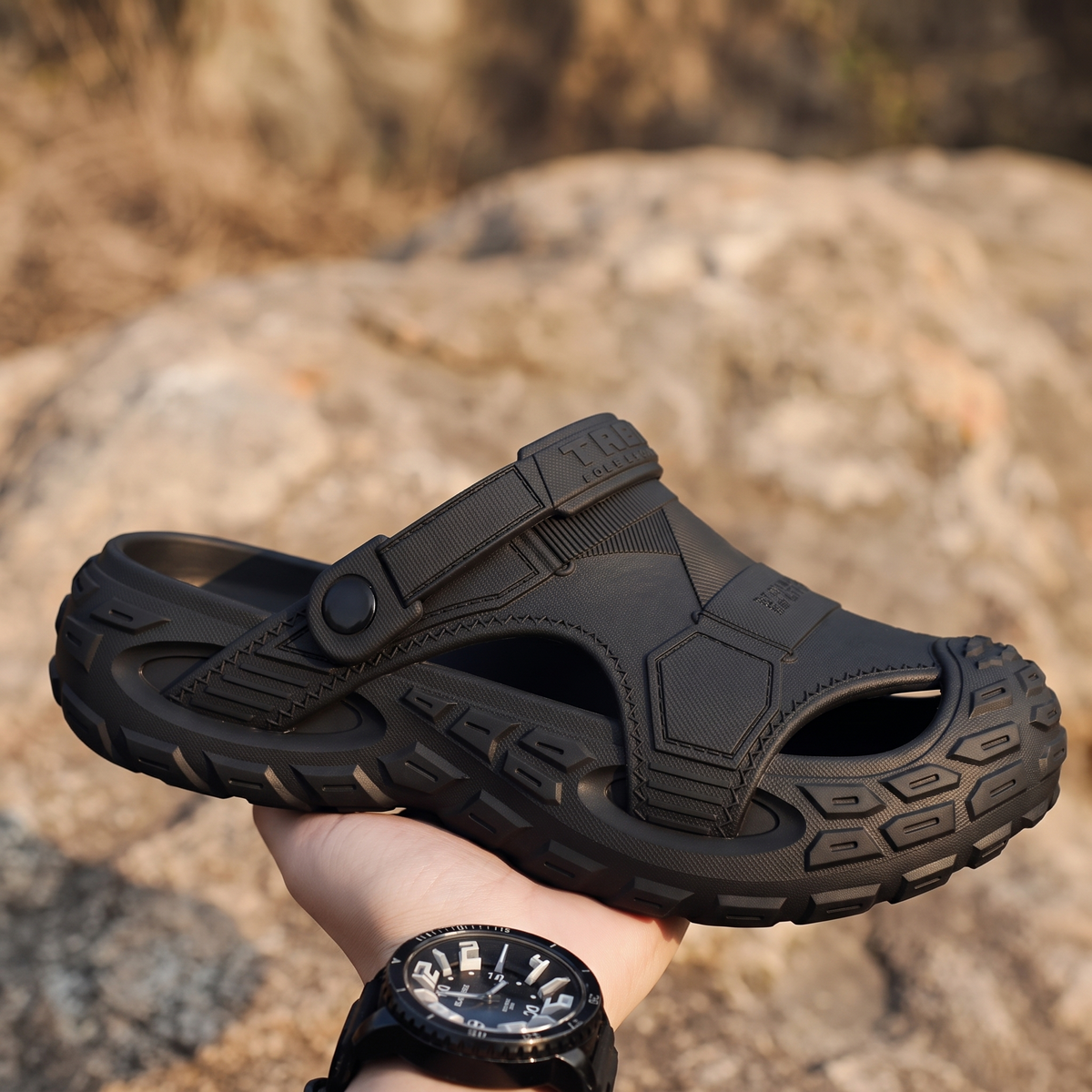 Blackthorn All-Terrain Sandals - Charcoal Black