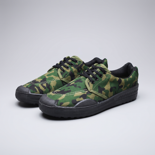 Blackthorn Camo Trainers - Green