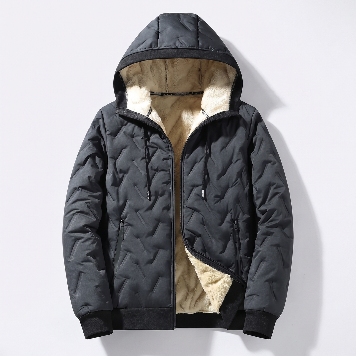 Blackthorne Warm Quilted Jacket - Grey