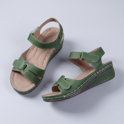 Blake Comfort Step Sandals - Green