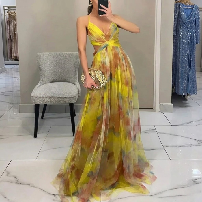 Blooming Beauty Dress - Yellow