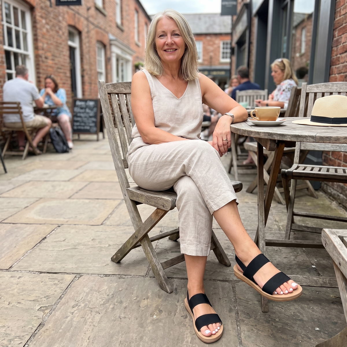 Brackenbury Wide-Fit Summer Sandals