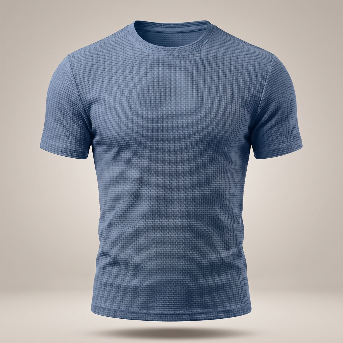 Bradfield Soft Cotton Crew Neck Tee - Coastal Blue