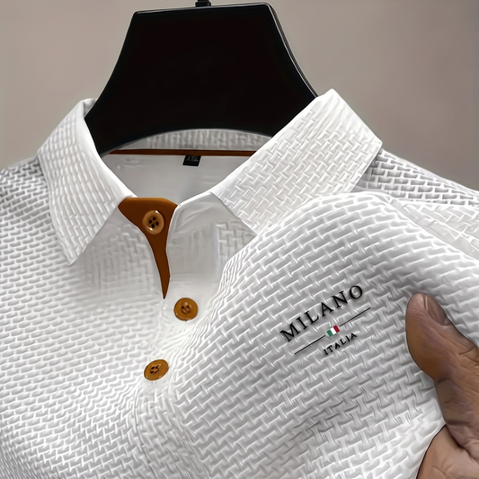 Braemore Premium Knit Polo - White