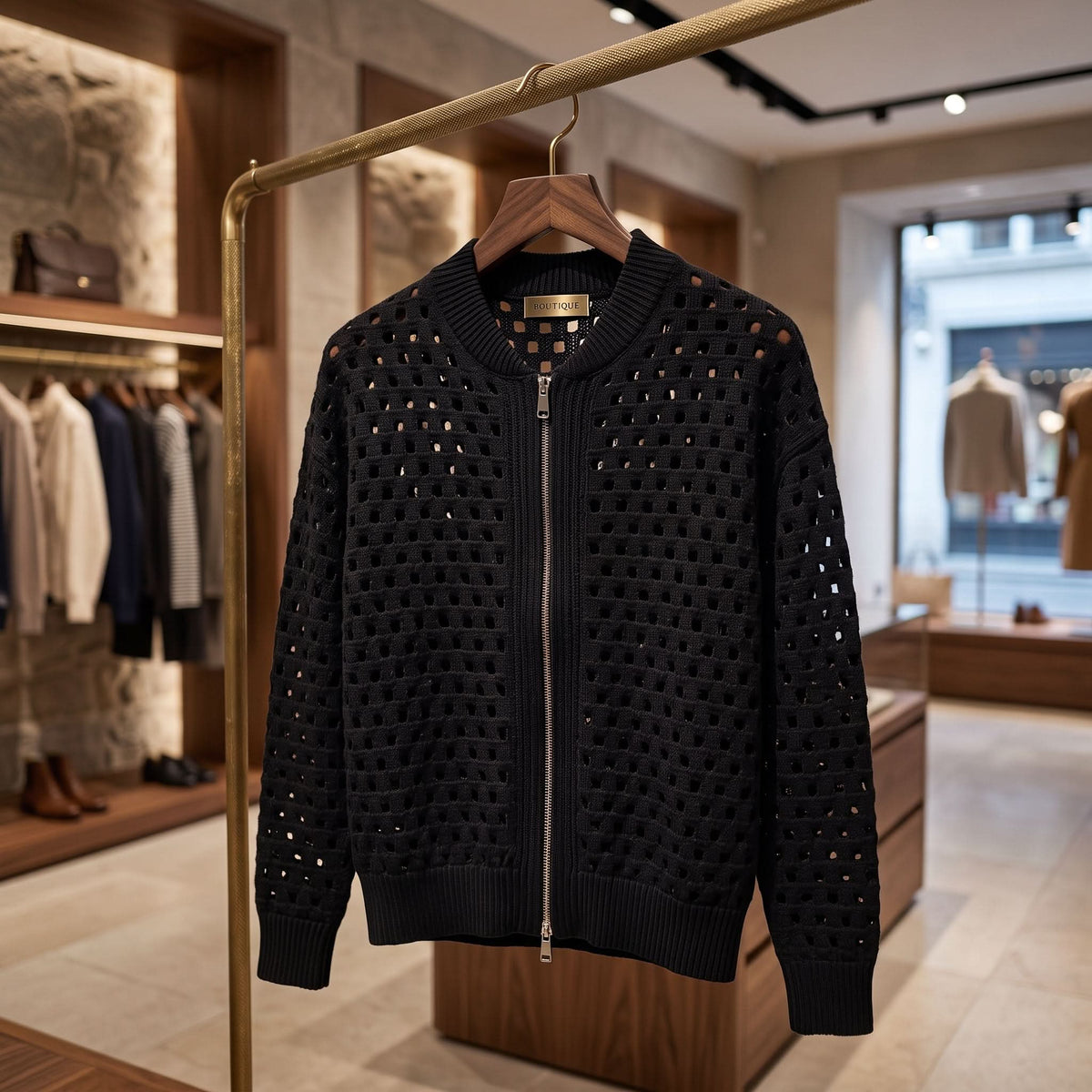 Bramblehurst Soft-Knit Cardigan - Black