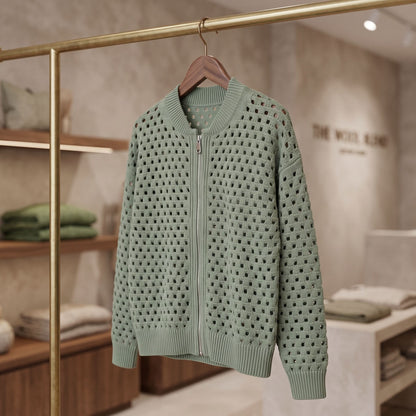 Bramblehurst Soft-Knit Cardigan - Green