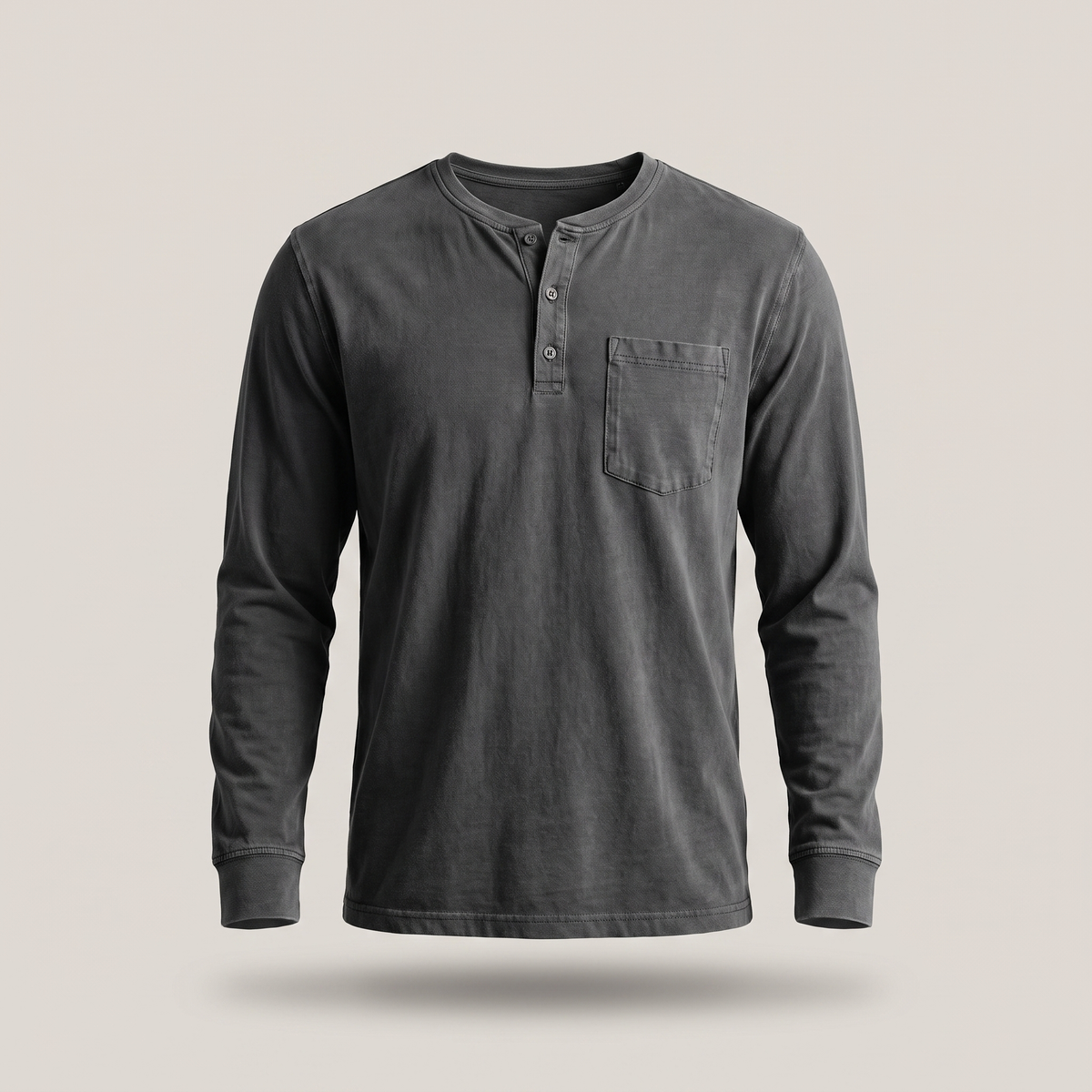 Bramley Classic Henley - Black