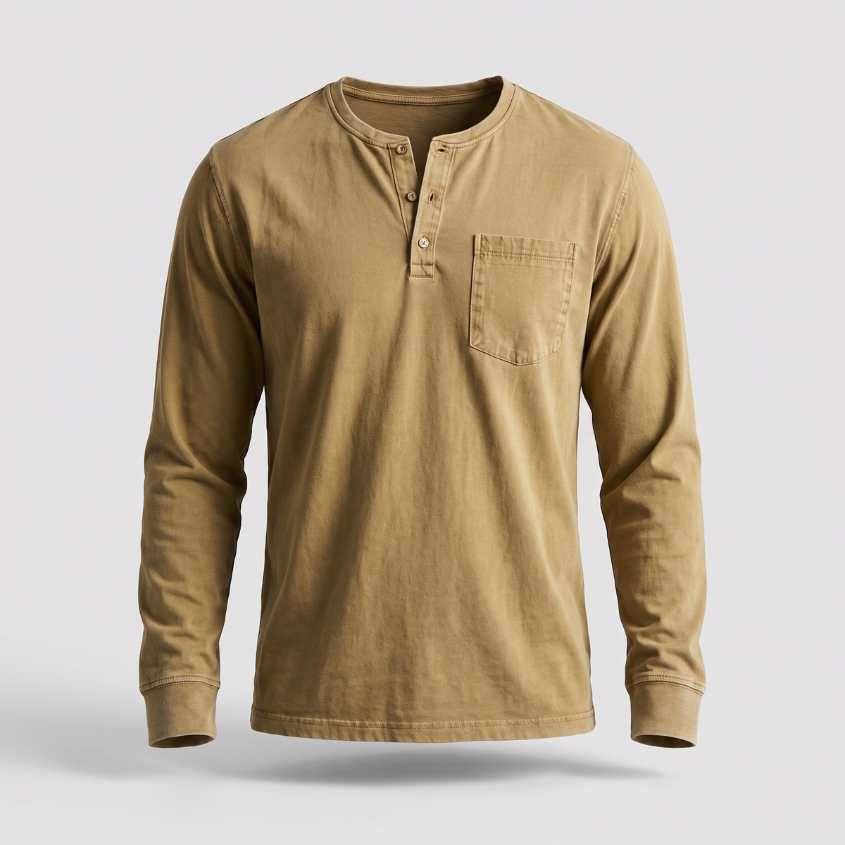 Bramley Classic Henley - Khaki
